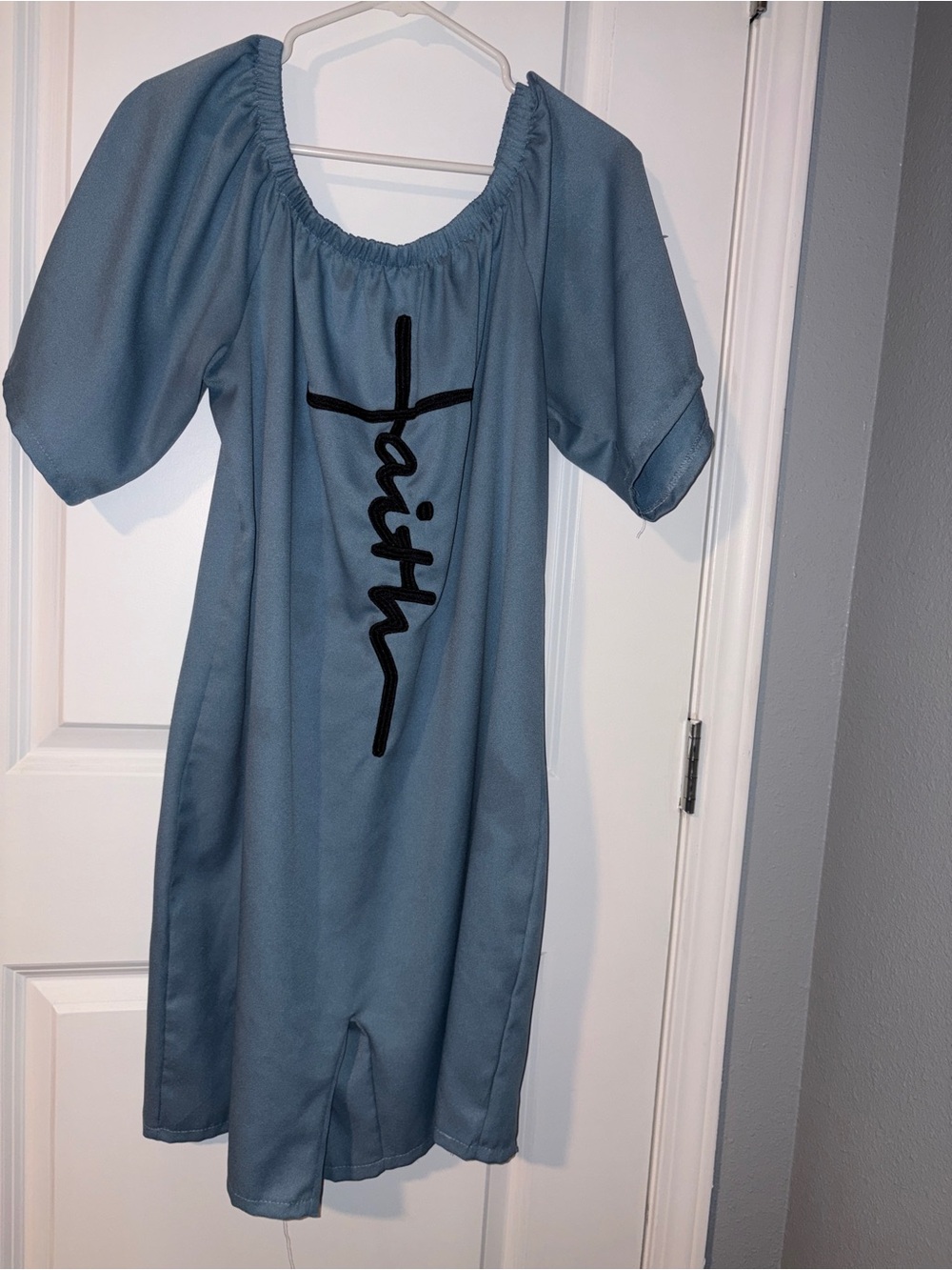 Blue 'Faith' Casual Romper